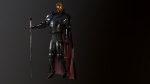 fire Skeleton 3D model