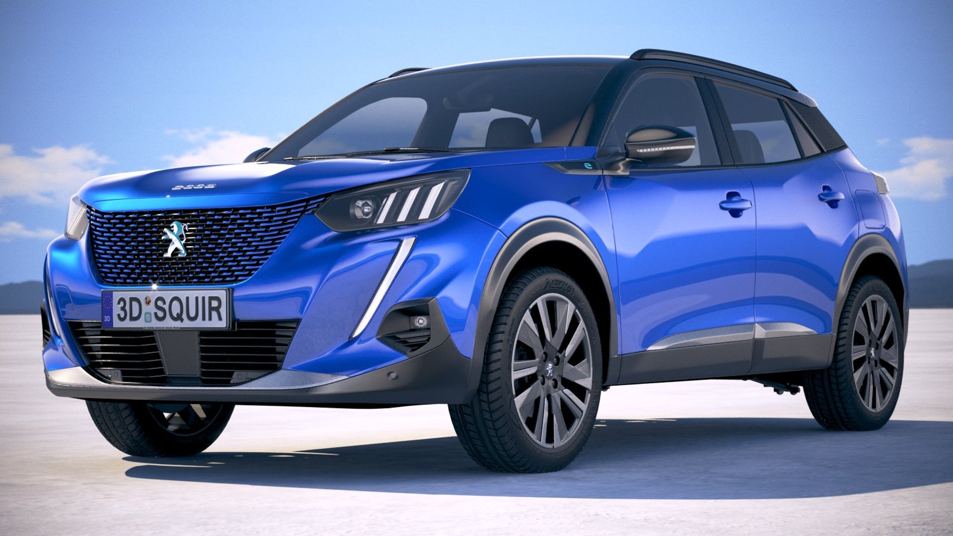 Peugeot 2008 2020 model - TurboSquid 1435202