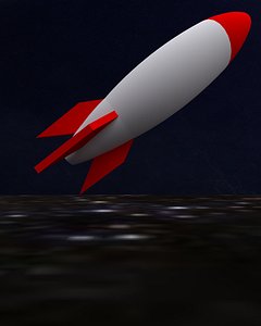 Rocket 3D print model