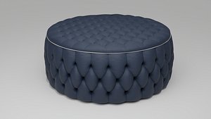 3D Bubbly Pouf Ottoman