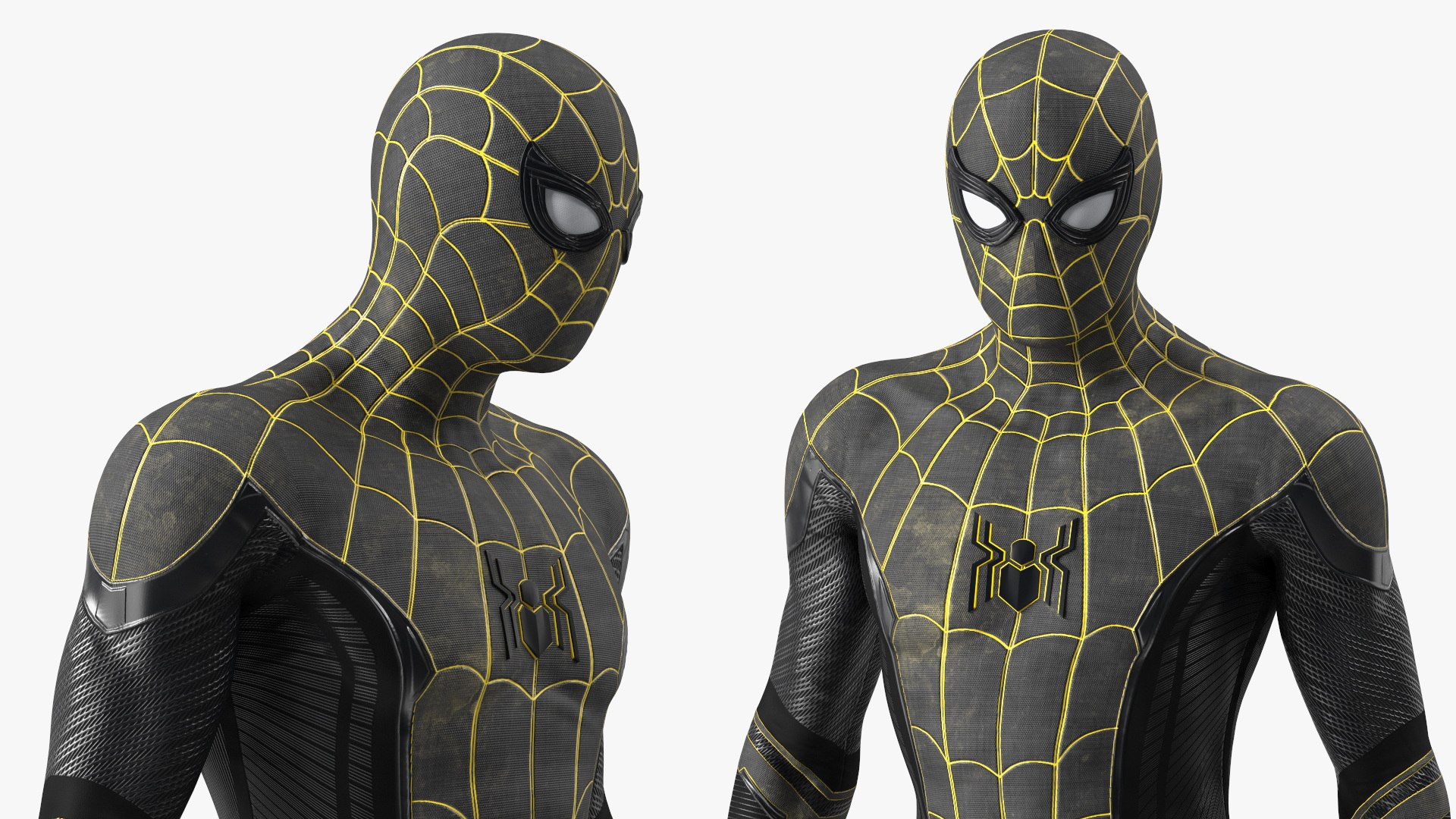 3D Spiderman Black Suit Standing Pose - TurboSquid 2097713