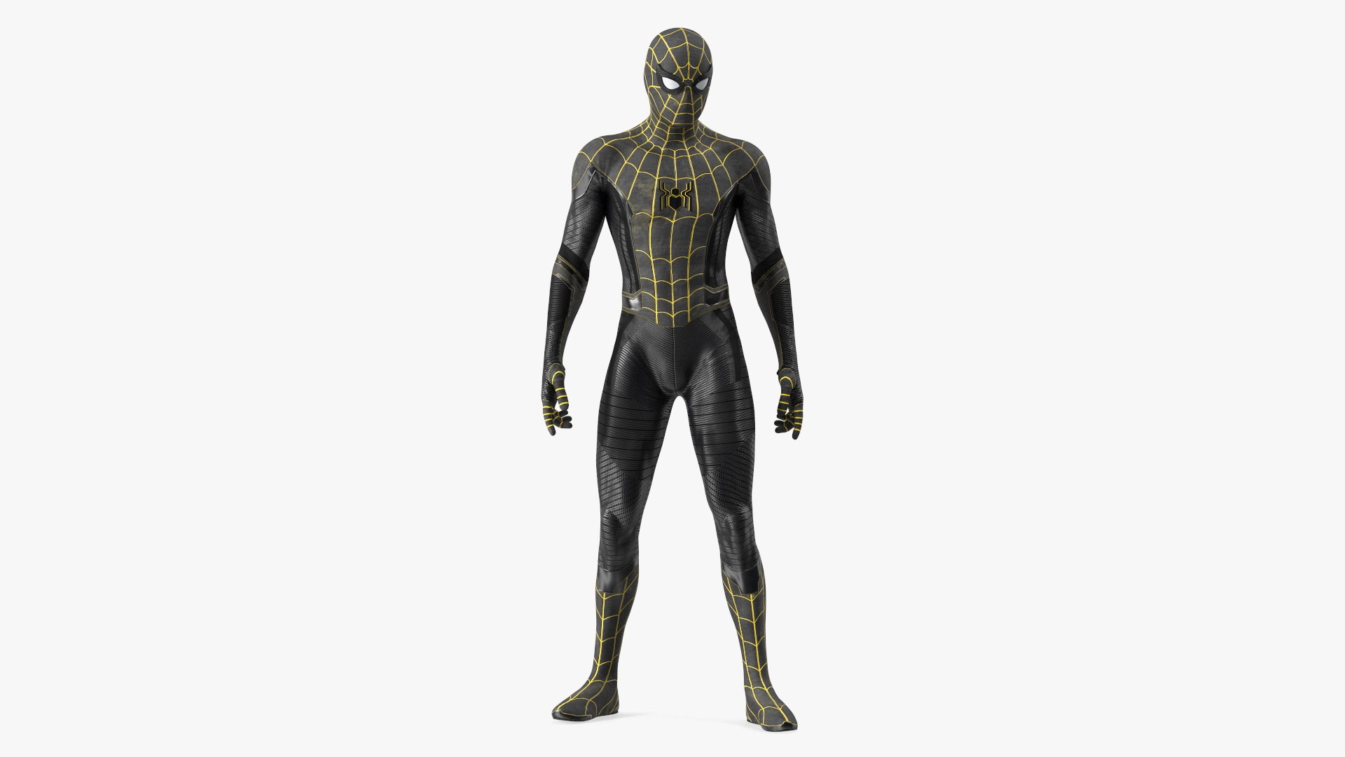 3D Spiderman Black Suit Standing Pose - TurboSquid 2097713