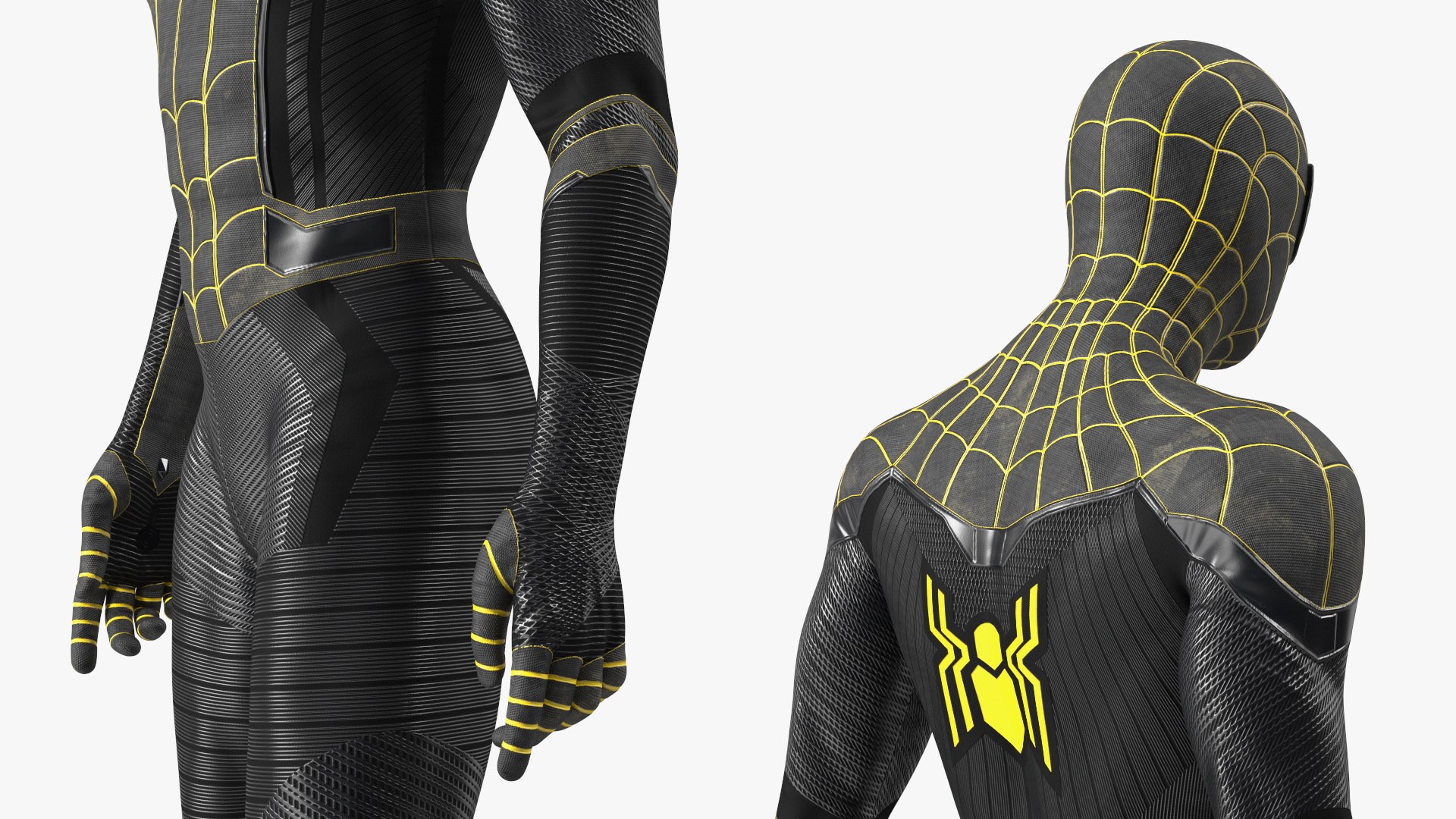 3D Spiderman Black Suit Standing Pose - TurboSquid 2097713