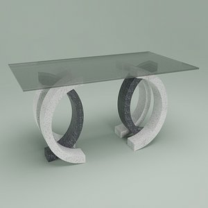 3D olympia dining table model