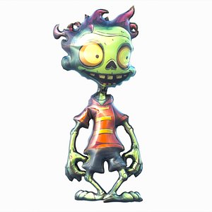 Zombie shaped foil helium balloon 007