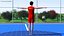 Chinese Volleyball Player T-Pose 3D model