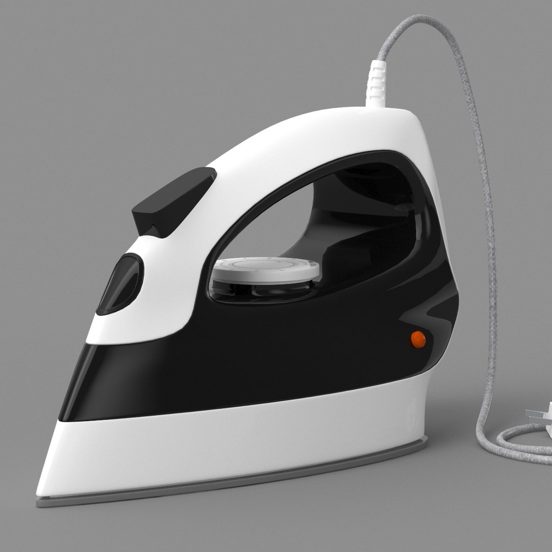 3D Clothes Iron black model - TurboSquid 2148102