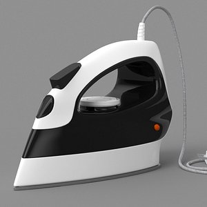3D Clothes Iron black model