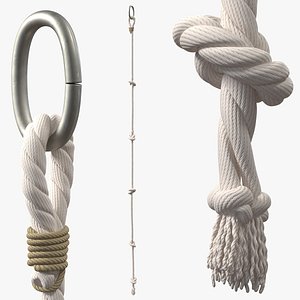 Knotted Climbing Rope