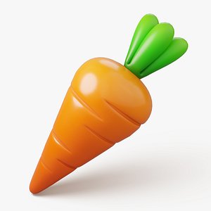 3D Stylized Carrot