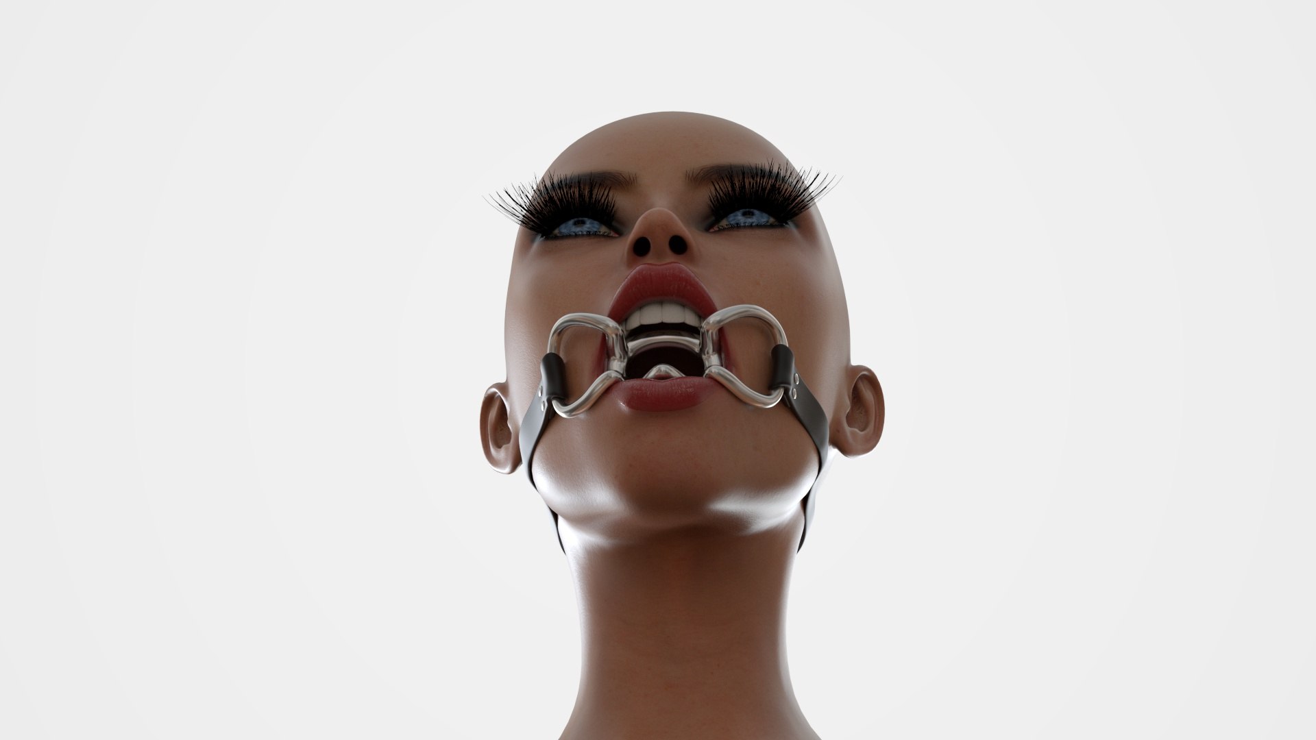 Open Mouth Gag For MONA 3D Model