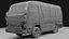 3D 8 types Truck ISUZU NMR 71 Low-poly 3D model