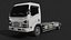 3D 8 types Truck ISUZU NMR 71 Low-poly 3D model