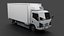 3D 8 types Truck ISUZU NMR 71 Low-poly 3D model