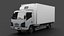 3D 8 types Truck ISUZU NMR 71 Low-poly 3D model