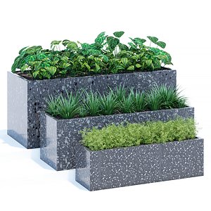 lightweight terrazzo outdoor 3D model