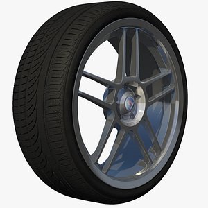 wheel sport rim 3d model