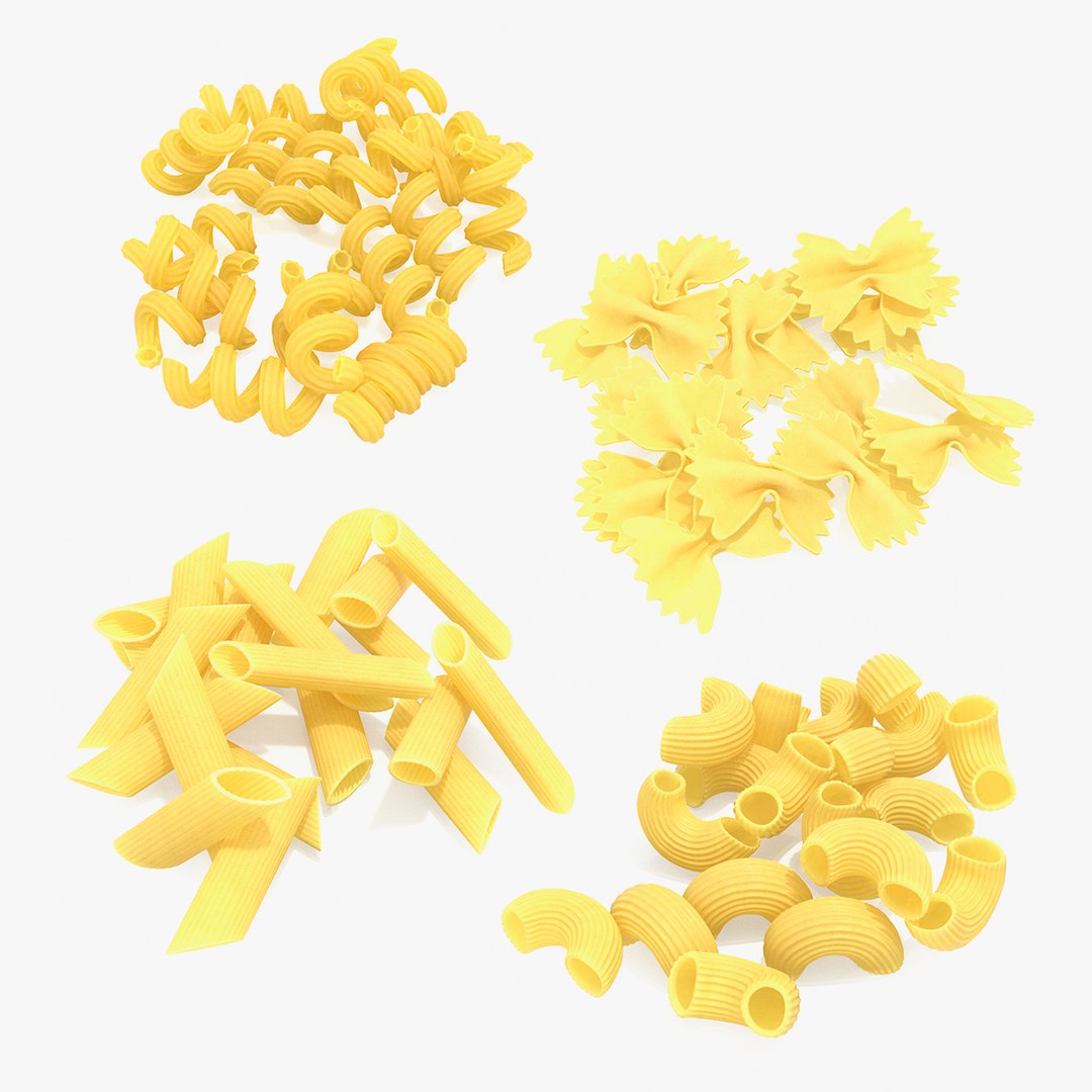Italian Pasta Collection 2 3D model preview