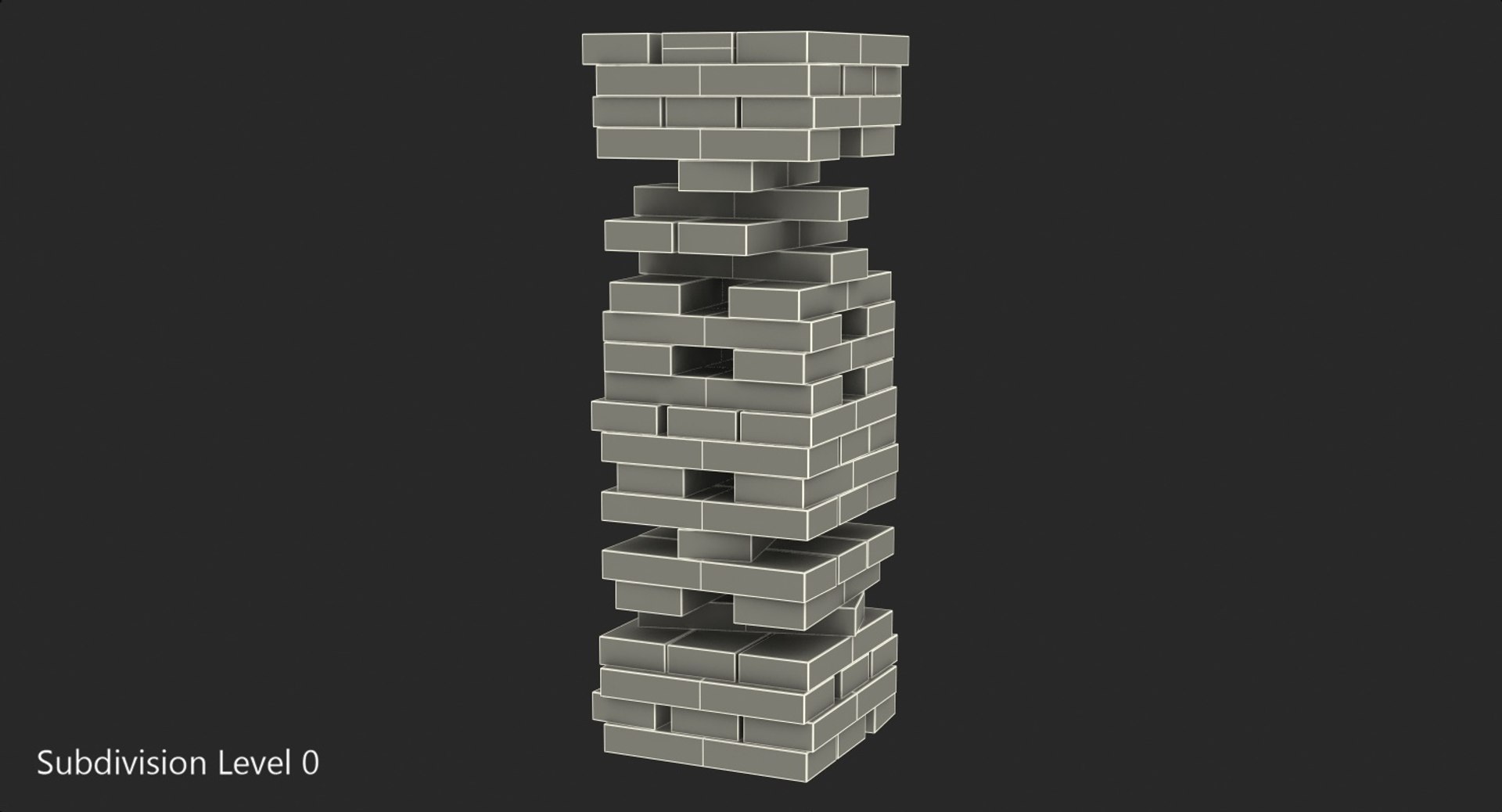 3D jenga tower https://p.turbosquid.com/ts-thumb/o2/CfoKTz/xwcg7sVK/jengatower3dsmodel007/jpg/1563123948/1920x1080/fit_q87/f175a9ecc2a9f3814139be8aed037dda3f0b9e8c/jengatower3dsmodel007.jpg