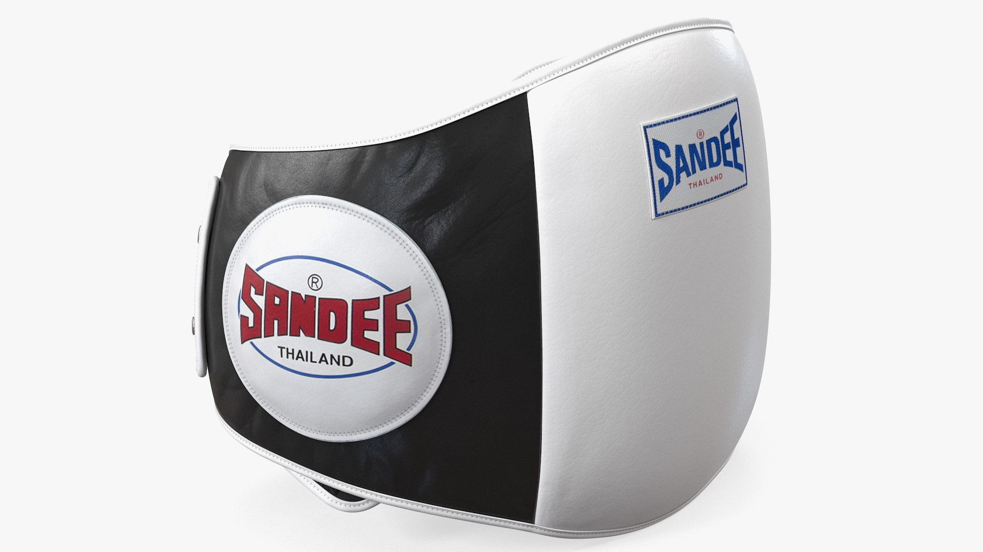 Sandee Velcro Belly Pad Maneken Black White 3D model preview