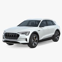 Audi E-tron Simple Interior 3D Model