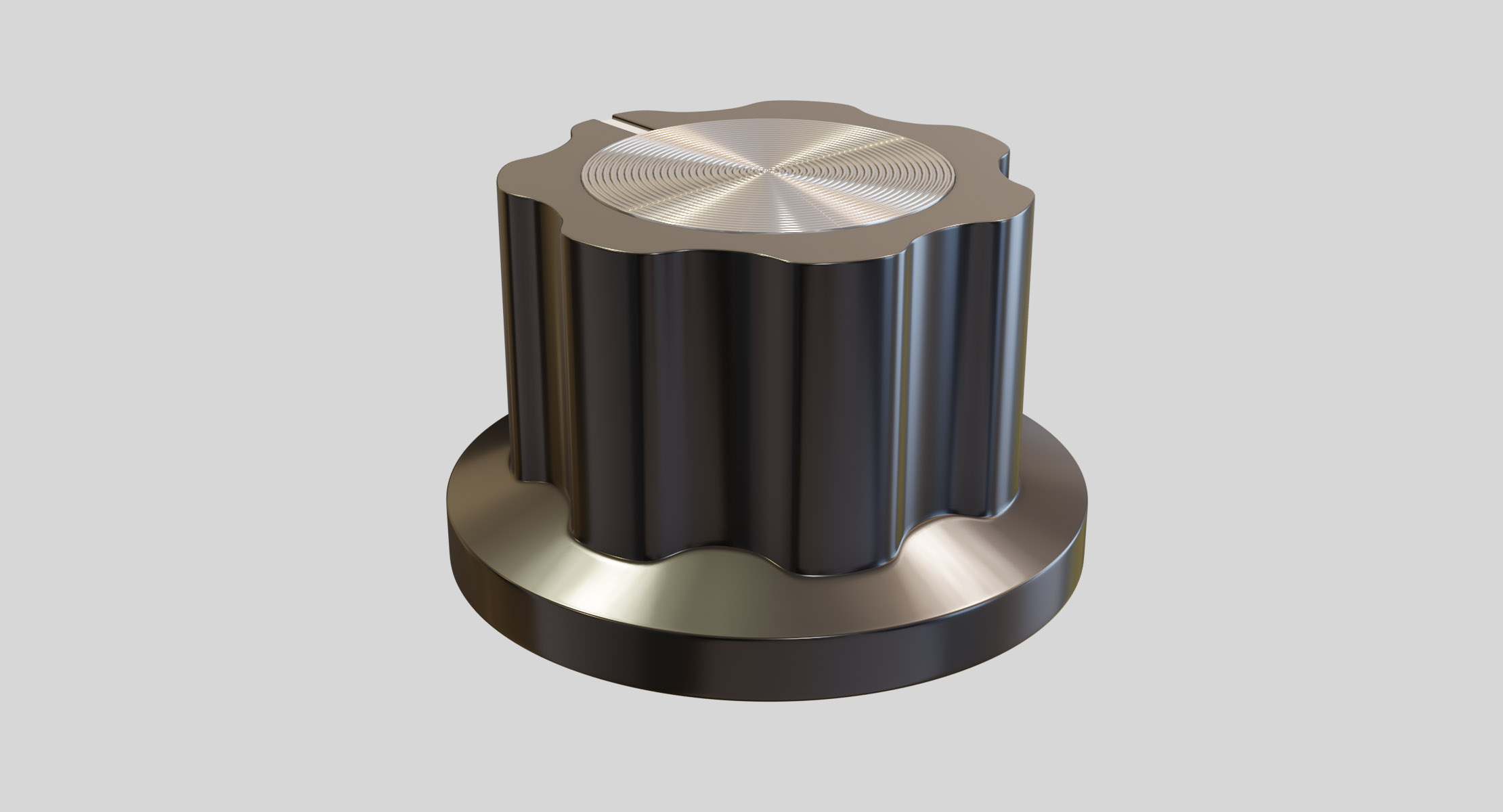 3D Knob Synth Style TurboSquid 1717702