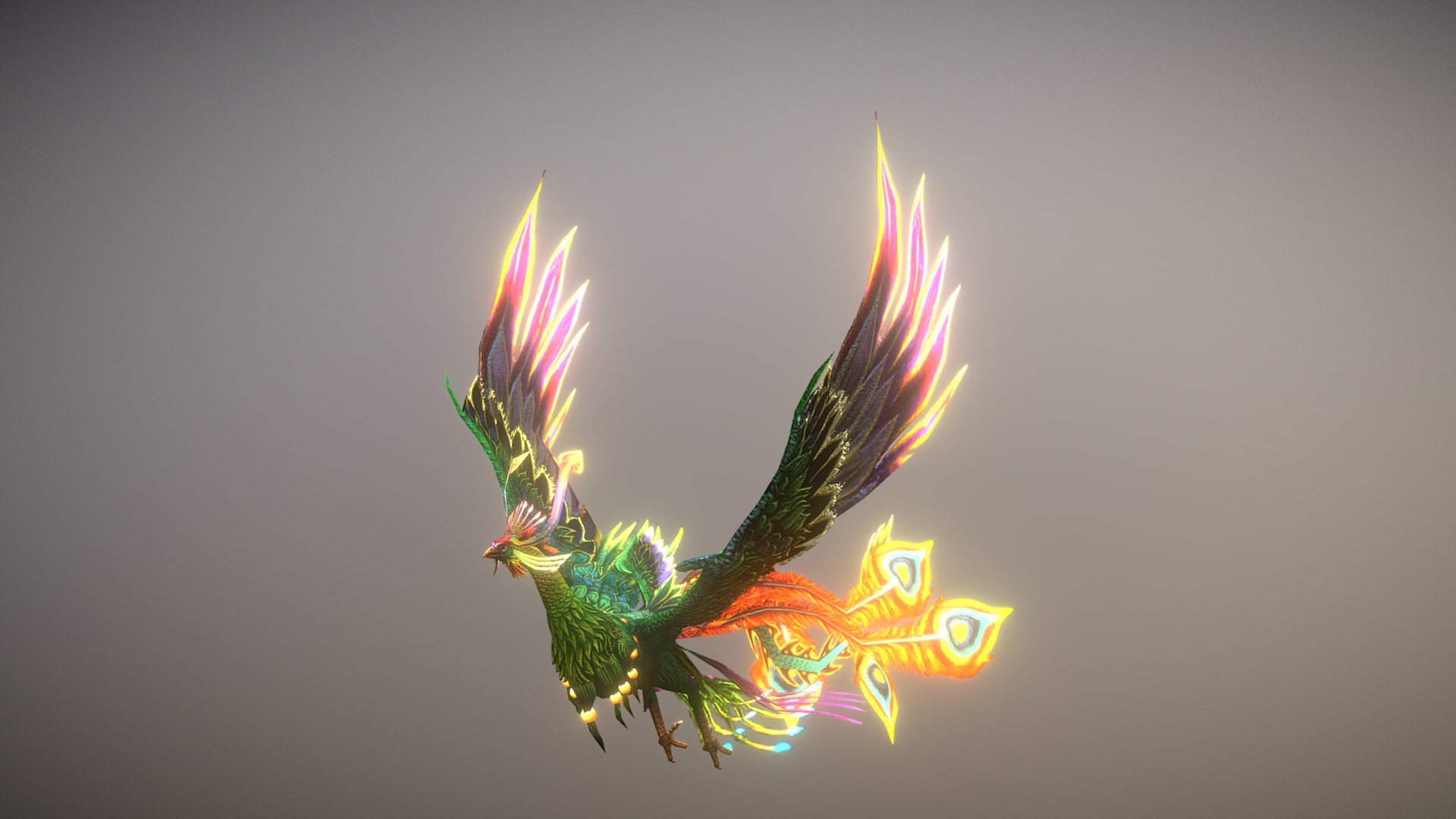 3D Phoenix Bird - TurboSquid 2082190