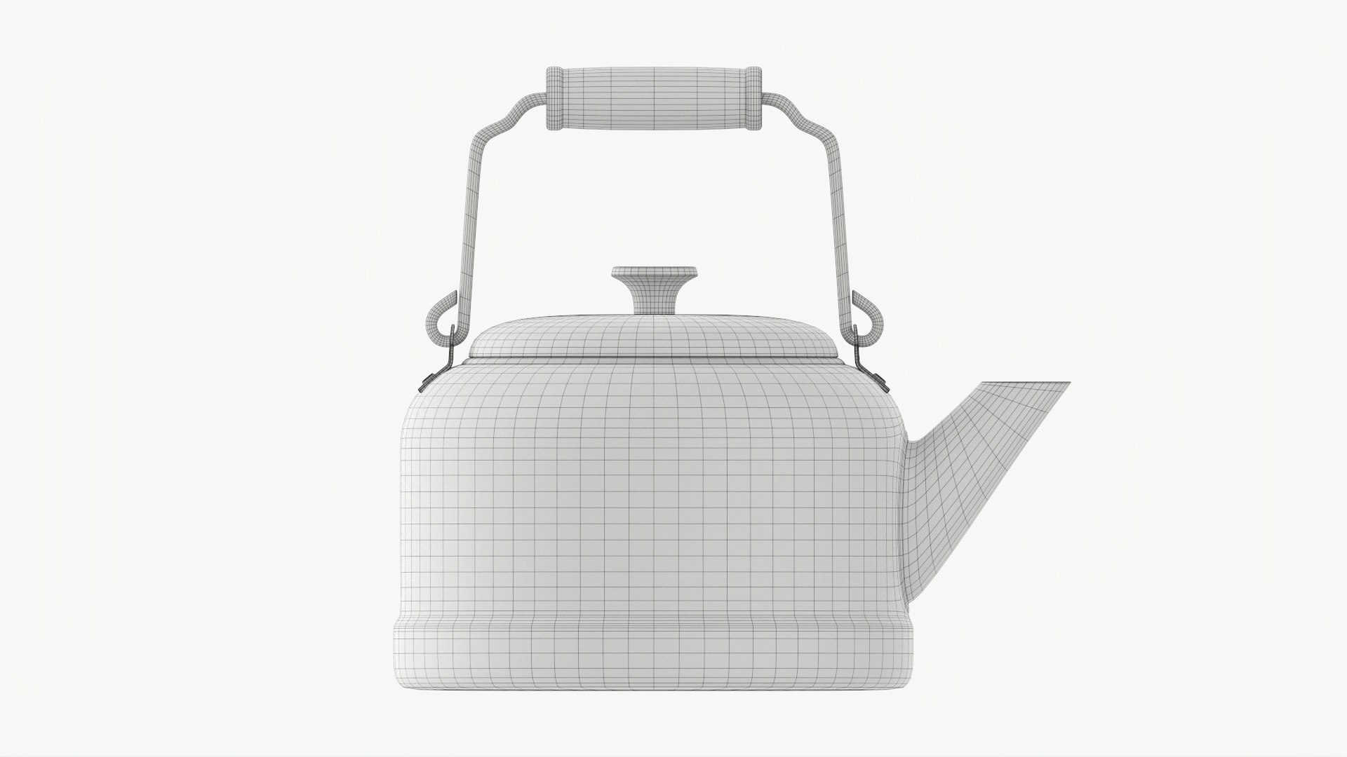 3D Old Metal Kettle - TurboSquid 1760668