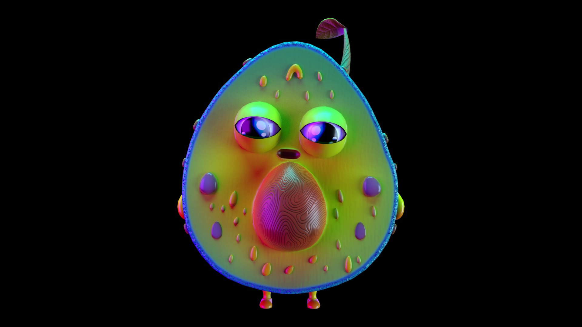 Avocado 3D - TurboSquid 2122955