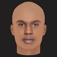 Low Poly ASAP Rocky Rapper Head