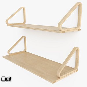 3d artek wall 112 shelf model