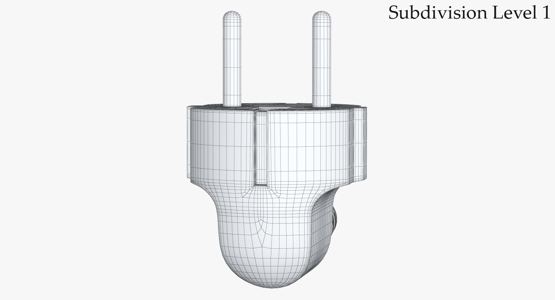 3D Power Plug 1 - TurboSquid 1150993