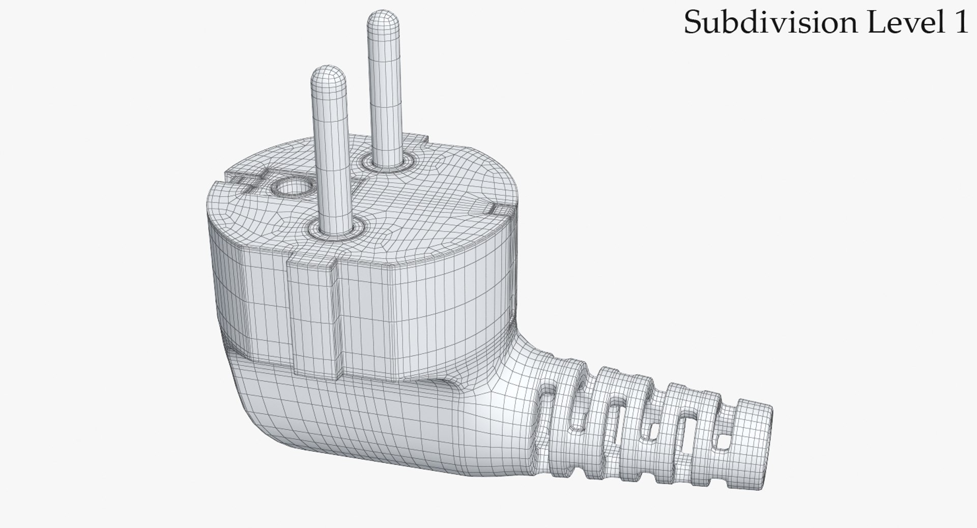 3D Power Plug 1 - TurboSquid 1150993