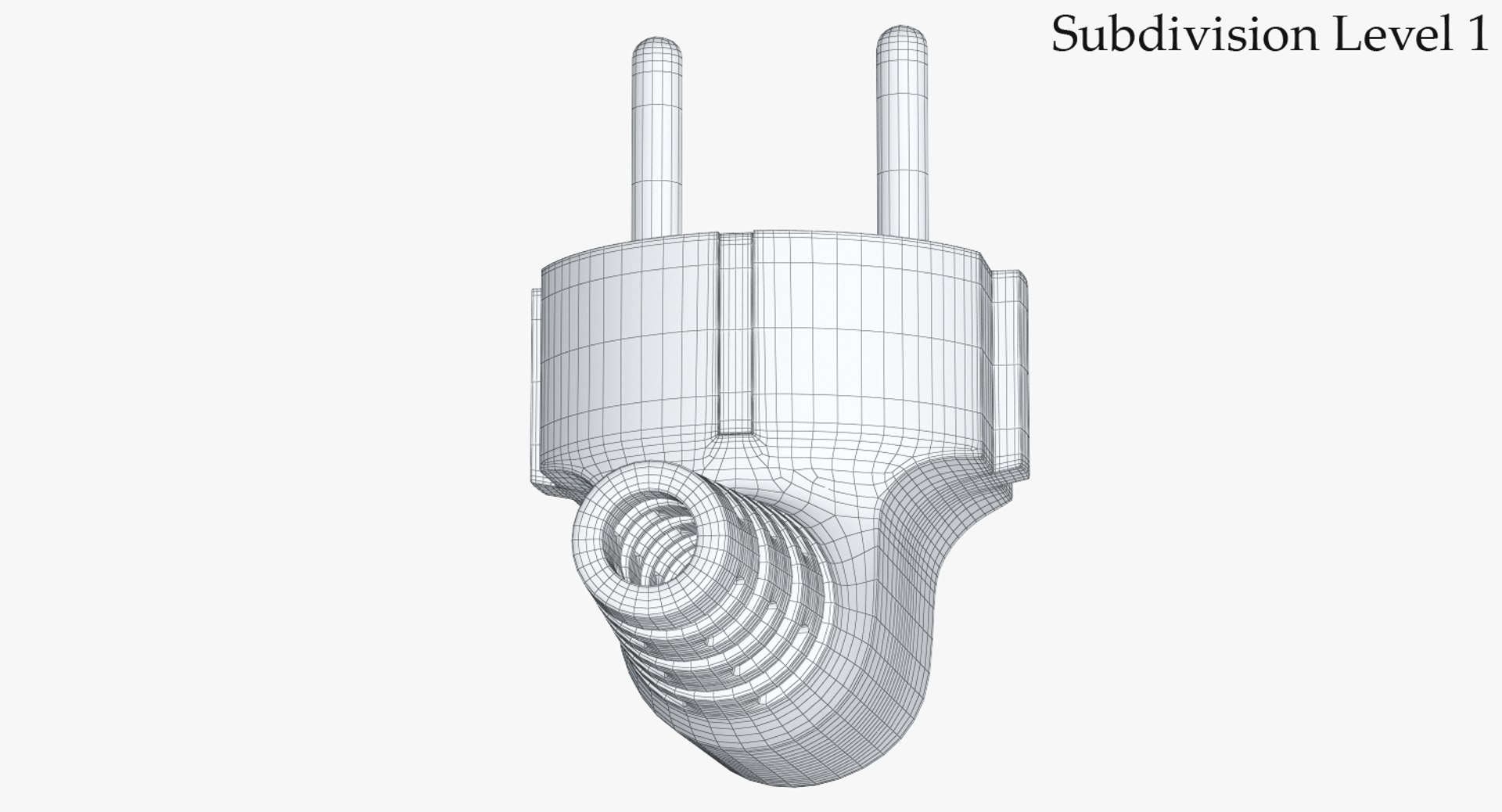 3D Power Plug 1 - TurboSquid 1150993
