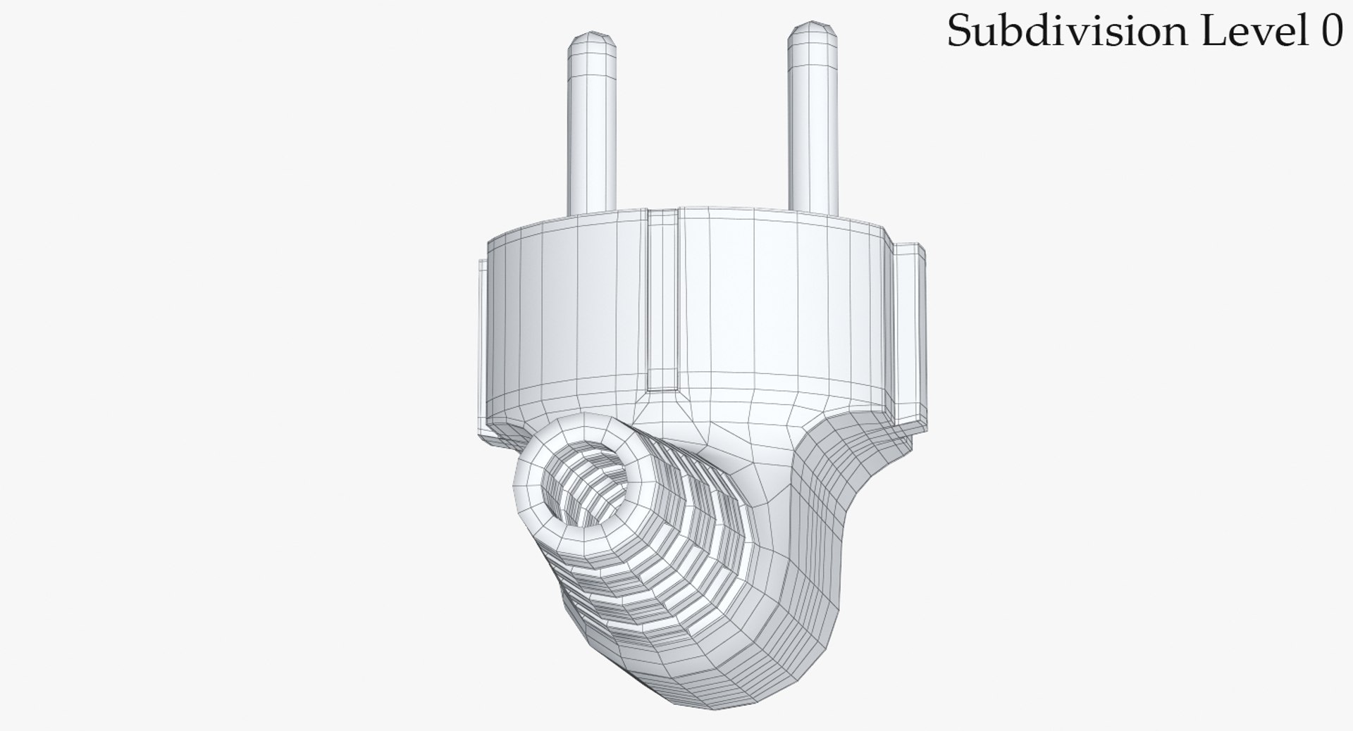 3D Power Plug 1 - TurboSquid 1150993