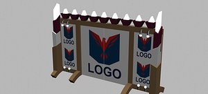 3D Animation Gate for max and lumion model