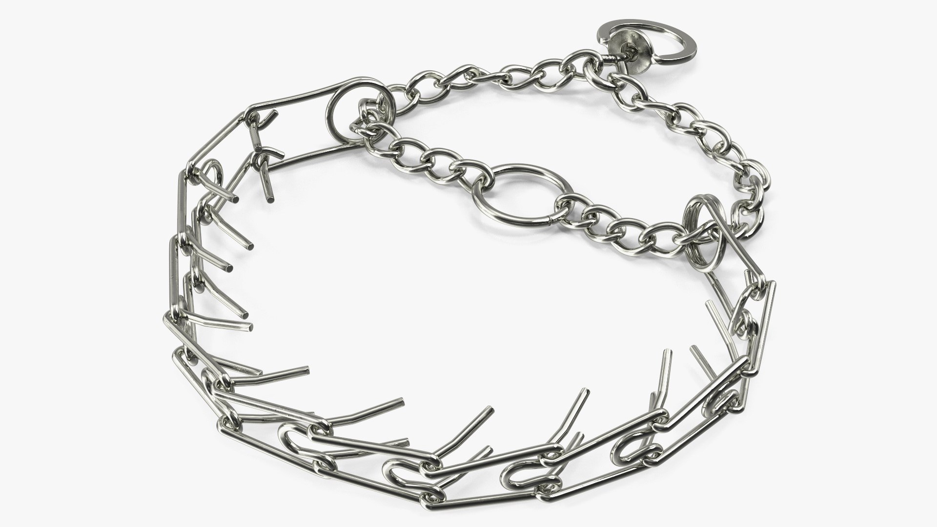 Pinch Prong Collar 3D model preview