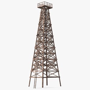 Wooden Derrick Tower
