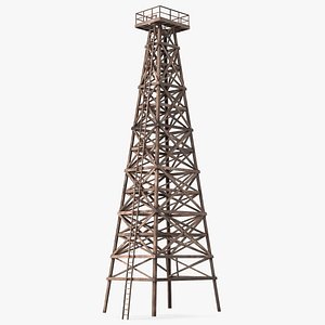 Wooden Derrick Tower