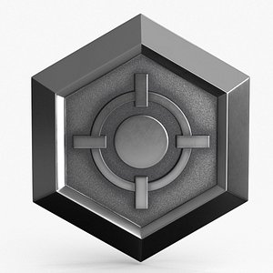 3D Game Coin Icon Symbo v6