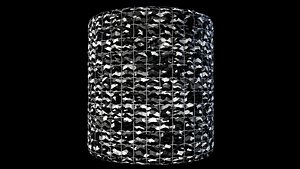 Snow Camouflage Net Substance PBR material and textures model