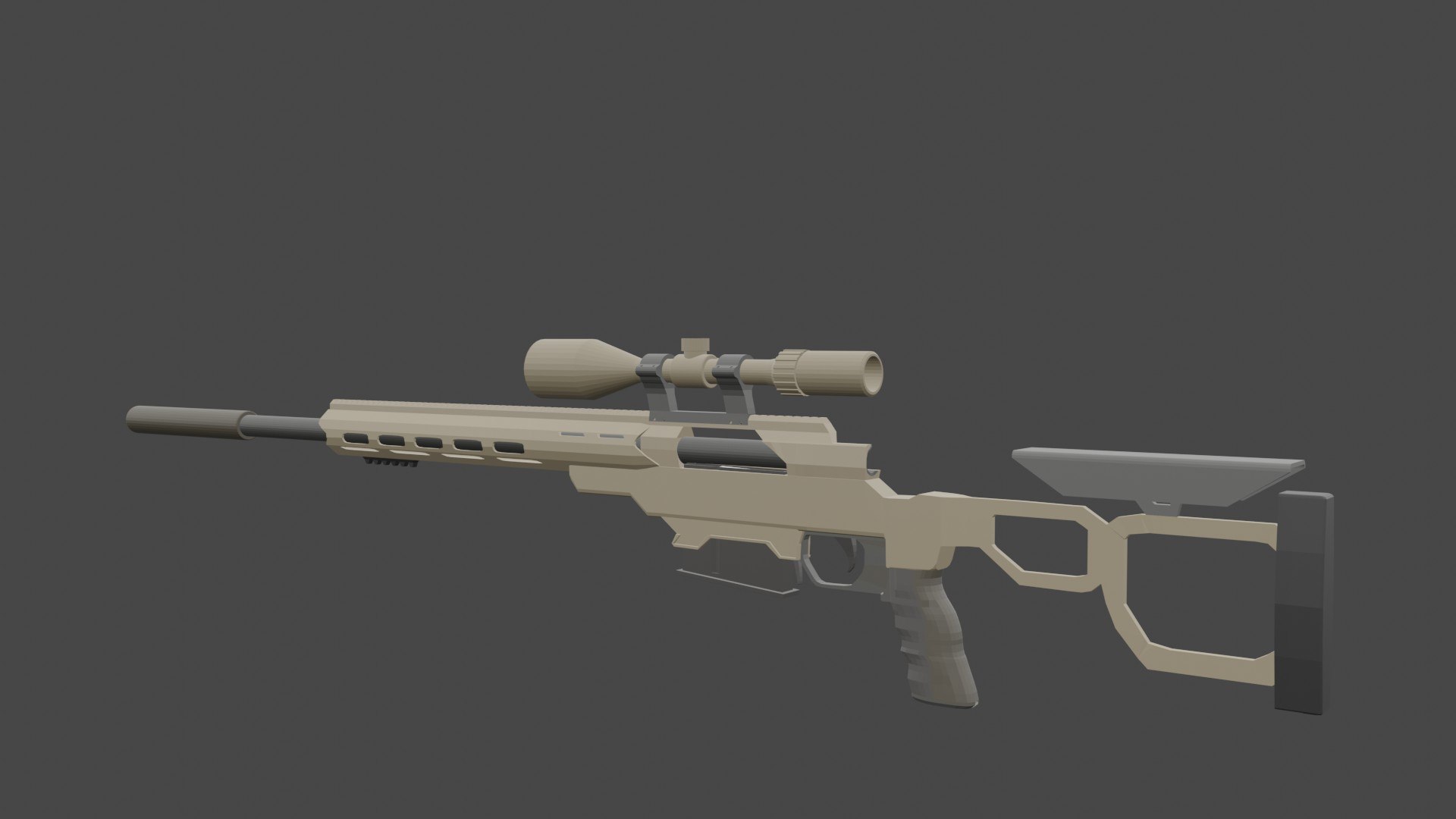 Sniper Rifle 3D Model - TurboSquid 1969604