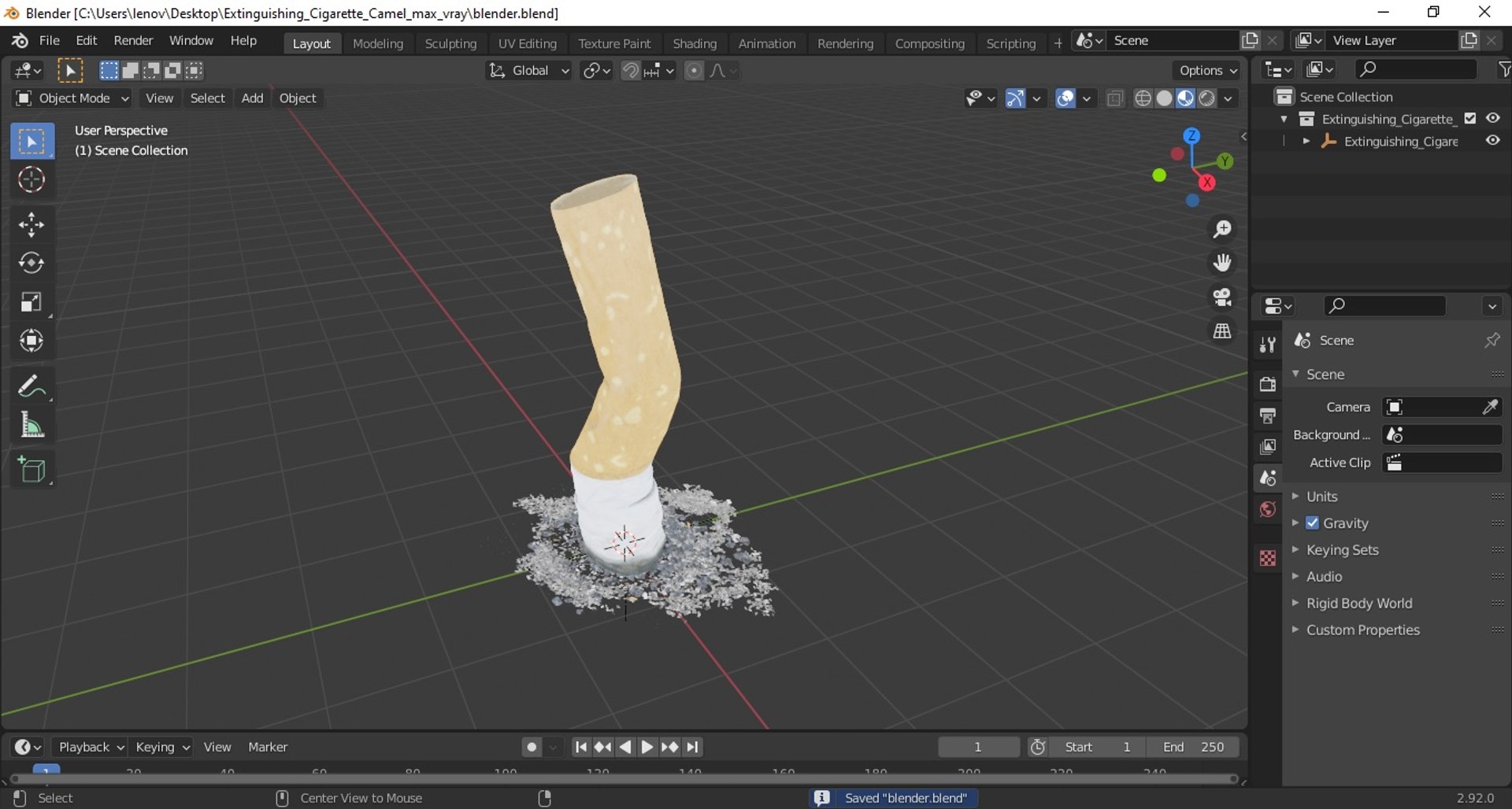 Extinguishing Cigarette Camel 3D model https://p.turbosquid.com/ts-thumb/o3/T2V8QP/G5/extinguishingcigarettecamel3dsmodel017/jpg/1714331025/1920x1080/fit_q87/9ce264f7f42cab8271a27fe53c46c5165fc8f7c4/extinguishingcigarettecamel3dsmodel017.jpg