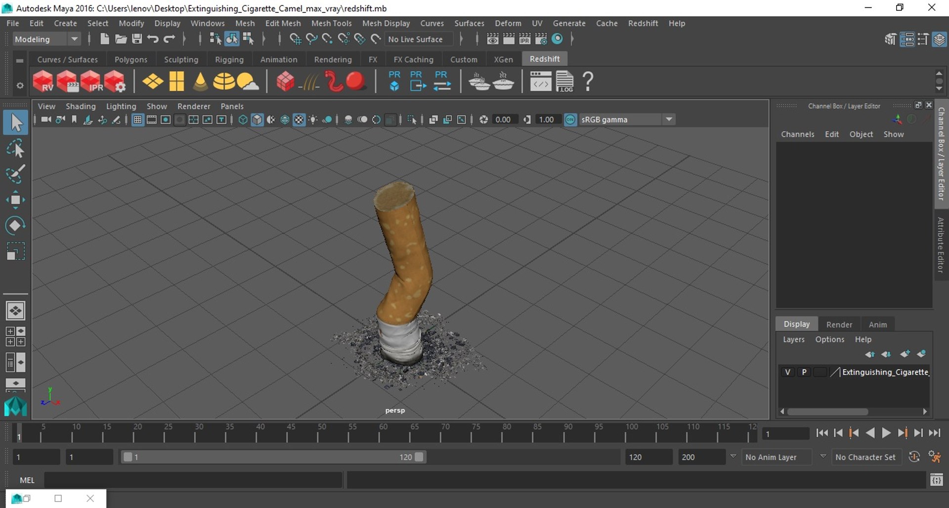 Extinguishing Cigarette Camel 3D model https://p.turbosquid.com/ts-thumb/o3/T2V8QP/LC/extinguishingcigarettecamel3dsmodel019/jpg/1714331035/1920x1080/fit_q87/fc4cd1558af83b6e57bb5f6ee8e24087b5a7dc11/extinguishingcigarettecamel3dsmodel019.jpg