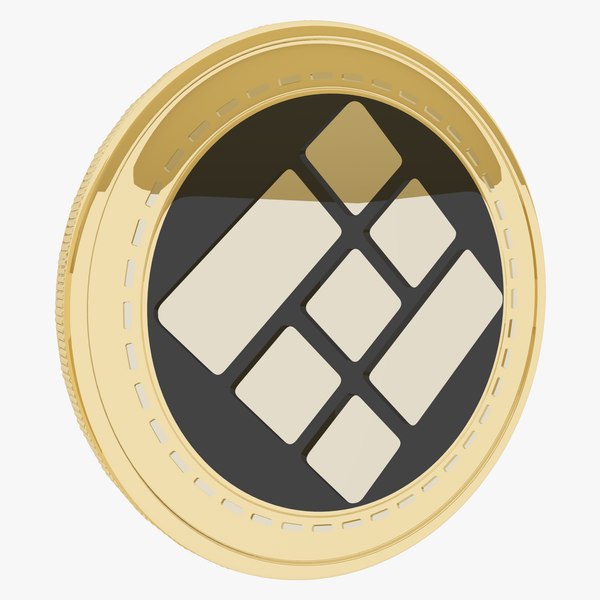 3D Eidoo Cryptocurrency Gold Coin