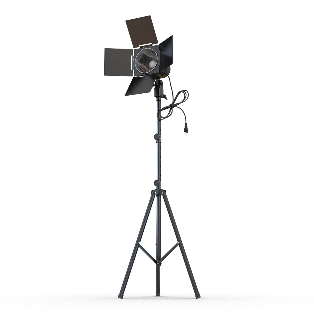 3d Model Barn Door Studio Light