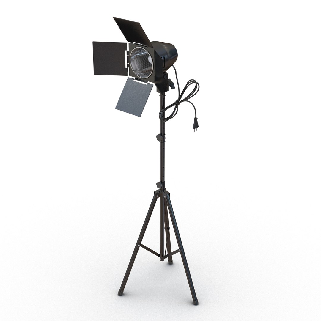 3d Model Barn Door Studio Light