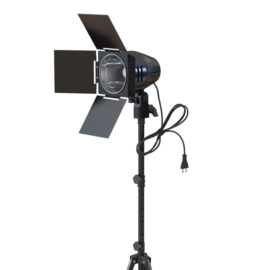 3d Model Barn Door Studio Light