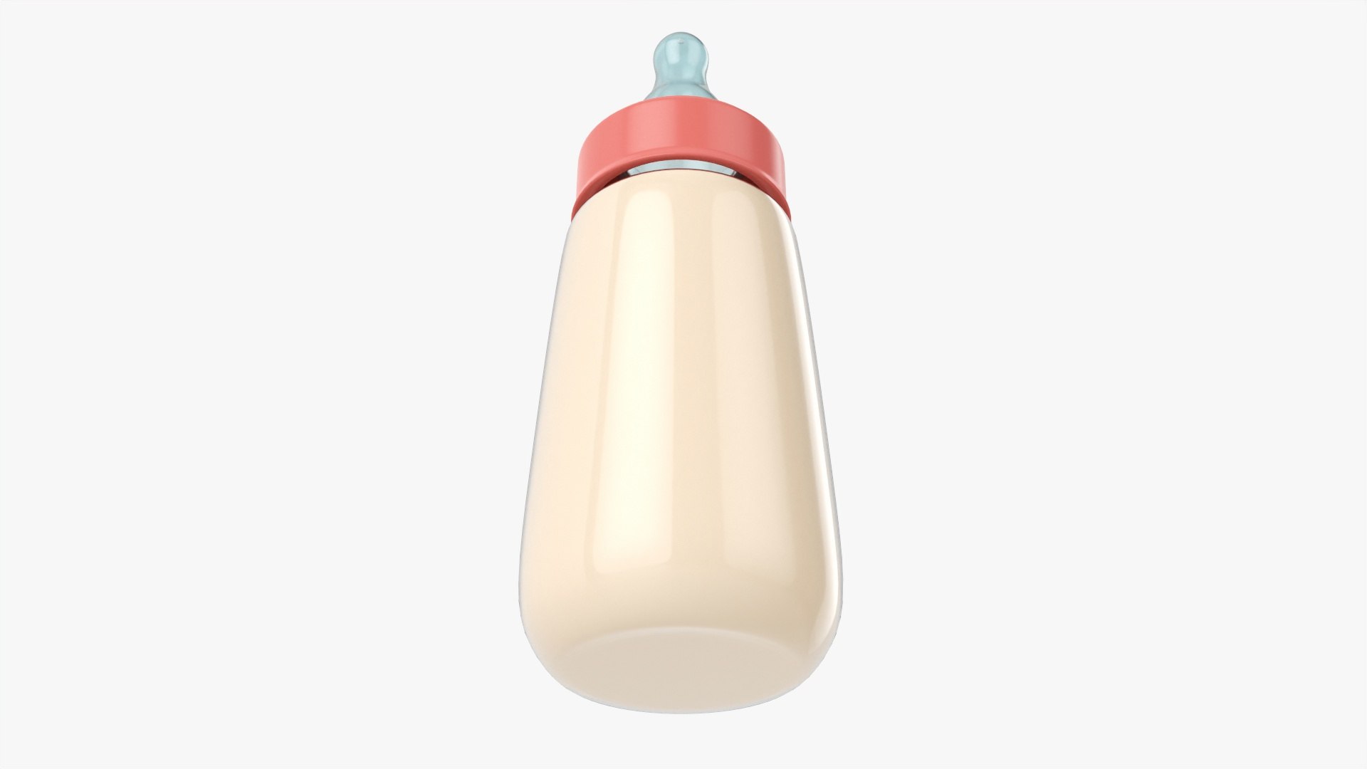 3D Baby Milk Bottle With Dummy Model - TurboSquid 1742167