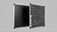 Square Metal Writing Board Trio Set
